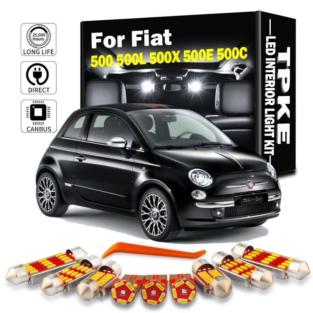 TPKE For Fiat 500 500L 500X 500E 500C 2007-2017 2018 ڵ LED ׸   Ʈũ Ʈ ŰƮ Canbus ڵ  ׼, ǾƮ  Ʈũ